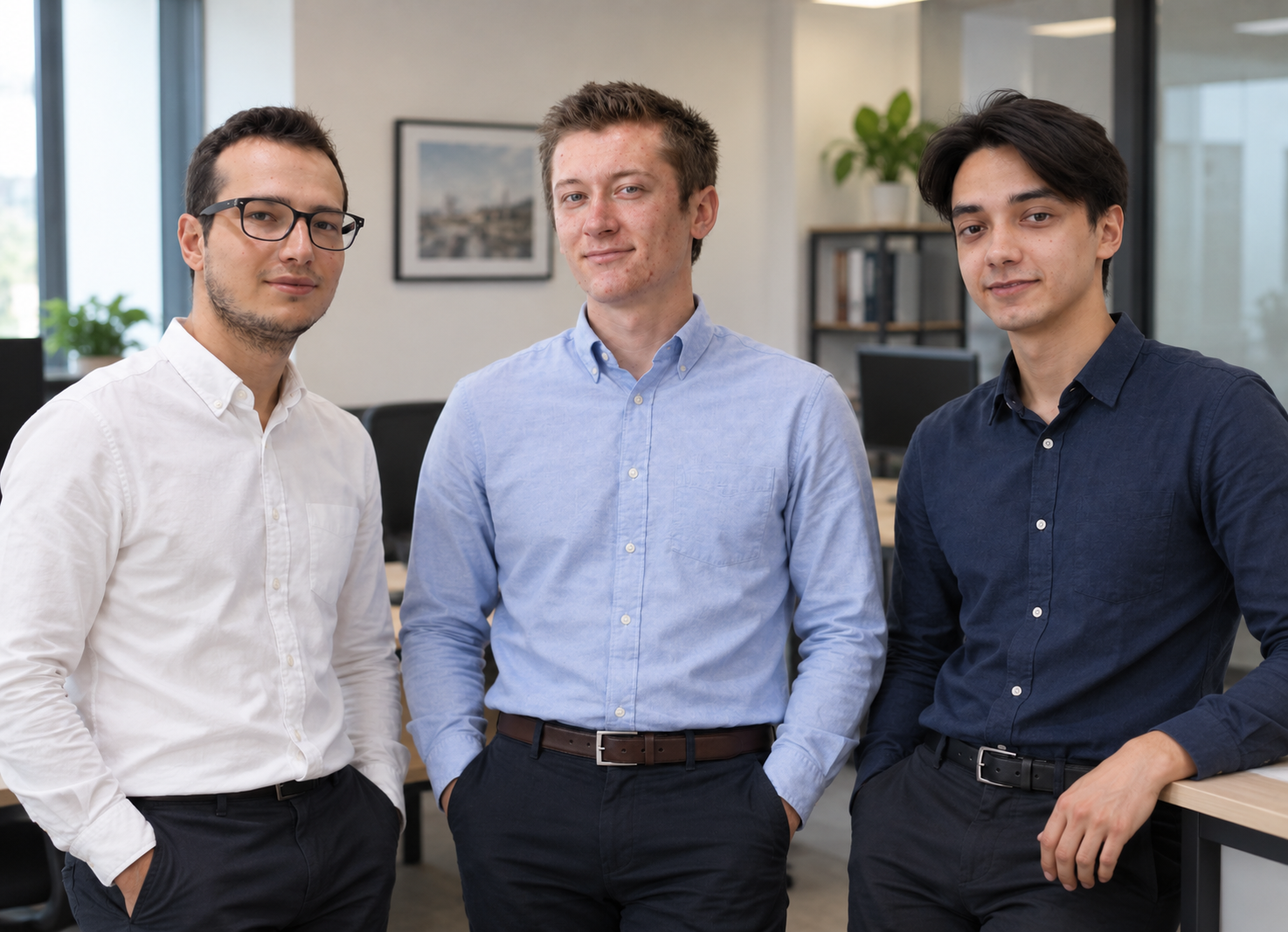 Équipe technique CyberHop travaillant sur des solutions informatiques